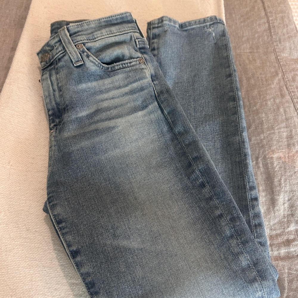 Mari Crop High-Rise Slim Straight Jeans Adriano Goldschmied